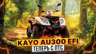 KAYO AU300 EFI - САМЫЙ БОЛЬШОЙ КВАДРИЦИКЛ KAYO С ПТС / Обзор квадроцикла