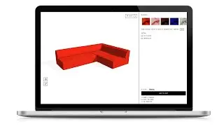 Sofa configurator in 3D
