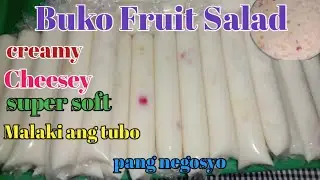 Creamy Buko Fruit Salad Ice candy by Maila #pangnegosyo