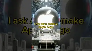 I ask AI to remake Apple logo! #shorts