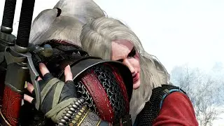 THE WITCHER 3 - Ciri and Geralt's Farewell (Empress Ending) [4K, 60fps]