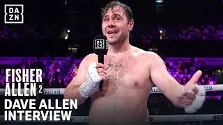 Dave Allen's Emotional Post Fight Interview