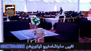 Walima Stage Decorate & Sound System 