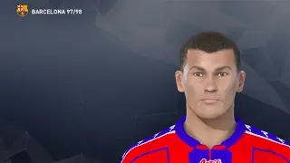 Rivaldo PES 2017 face & stats (Barcelona 97/98)