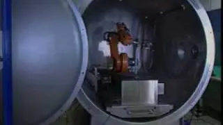 Plasma coating in a vacuum with a KUKA robot