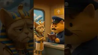 El d&iacute;a que un FARA&Oacute;N necesit&oacute; PASAPORTE ✈️ El Antiguo Egipto en 1 minuto #egipto #sabiasque #gatos