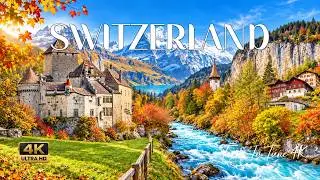 SWITZERLAND in 4K | A Scenic Journey Through Nature & Cities | 60fps