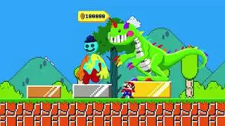 Super Mario Galaxy Bros, but Bowser Is FORBIDDEN to Paint Mario in here!