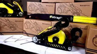 The BEST ratchet straps for your UTV?! | Strapinno Retractable Ratchet Strap Unboxing