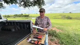 Canivetes modernos e facas de caça 