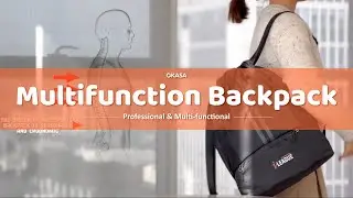 Multi-functional drawstring backpack