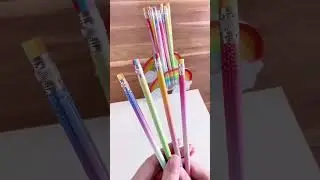 Ecotree Rainbow Paper HB #2 Pencils Gradient Spirit