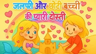 जलपरी मिनी और नन्ही बच्ची की दोस्ती | Mini the Mermaid & The Little Girl | Hindi Moral Story 🌊✨
