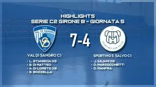Val Di Sangro C5 - Sporting S. Salvo C5 - HIGHLIGHTS - Serie C2/B Giornata 5 - 08/11/2025