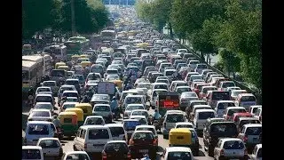 Delhi traffic between 8am - 12pm : 90% reduce  vehicle speed.