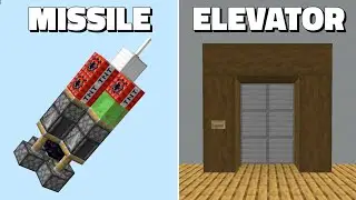 TOP 10 Redstone Builds & Tricks in Minecraft