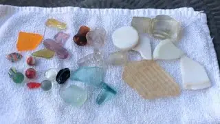 ASMR How To Polish SEA GLASS!!