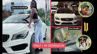 NIGERIAN GIRLS ASKED FOR A DRIVE IN AMG😍| PUBLIC REACTION ON TOP 🔥| YASH WARDHAN VLOGS | VLOG-1 |