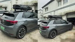 NEUMANN 305s Roof Rack + C5B Roof Box, a dedicated roof luggage rack for Volkswagen ID3.