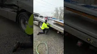 Hauling a frame rack for Todd’s Auto body in Springfield OR. 