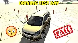 CAR DRIVING TEST DAY🚗 INDIAN BIKES DRIVING 3D