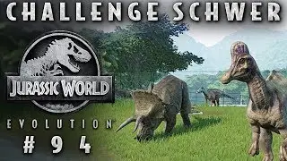 Jurassic World Evolution Challenge Mode Schwer #6 Patch 1.4 Deutsch German #094