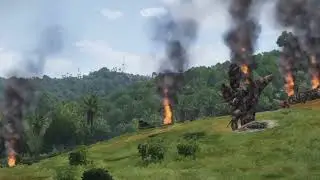 AMERICAN fighter aircraft launches transcontinental missile over Moscov rusia - MILSIM ARMA 3