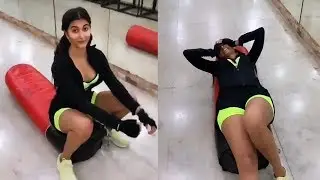 Pooja Hegde Lazy Morning Workouts | Friday Poster