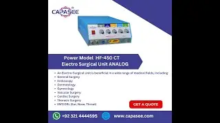How to Use an Electrosurgical Unit (ESU) / Cautery Machine / Diathermy - Model HF-450 CT