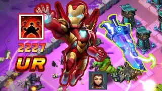 iron warlord attack clash of legends/clash of zombie 2