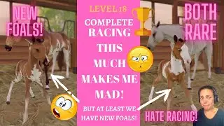 Racing makes me grumpy!! Completing level 18 in one go! Rival Stars Horse Racing