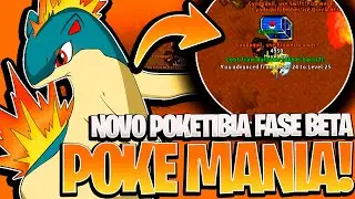NOVO POKETIBIA MOBILE E PC 2025 POKE MANIA!😎🤯FASE BETA! BASE SHINY E MEGA, VEM PRO GAME!