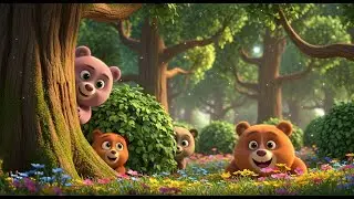 Counting Bears Playing Hide and Seek 🐻 | Learn Numbers 1 to 10 | Fun Counting Song for Kids
