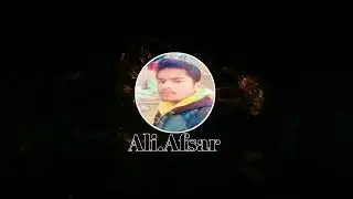 Golden fire animation indro text//Ali. Afsar MS 786 indro template text