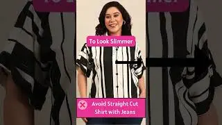 Easy swaps to look taller, slimmer, and curvier Part1  #stylingwell #stylingtips  #fashionstyle