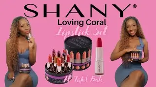 Shany Loving Coral Lipstick Set Ft Tidal Babe #ShanyNation #ShanyCosmetics