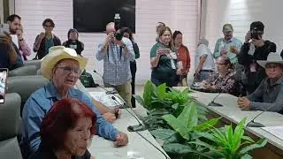Derribaron puertas del Congreso para ser escuchados. No a las presas en río Sonora