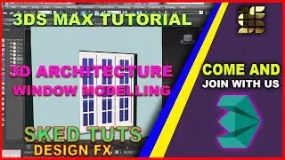 3d architecture Window modelling tutorial in 3ds max