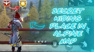SECRET HIDING PLACE IN ALPINE MAP 🤯 || RANK PUSH TRICK || GARENA FREE FIRE 🔥 #shorts