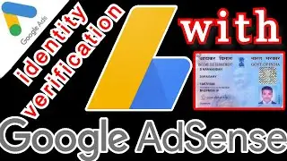 2020(Aug)🔥🔥 Google Adsense Identity Verification With PAN Card | Step By Step Procedure 💯% verified