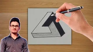 How to draw 3d triangle