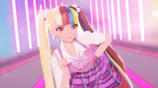 【Galaco ギャラ子】Gala Gala ☆ Fire Endless Night【Vocaloid MMD】CatYss