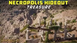 Loot Treasure Location | Necropolis Hideout, Green Mountains | Assassin's Creed: Origins