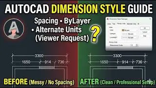 AutoCAD Dimension Style Manager: The Ultimate Setup Guide (All Settings)