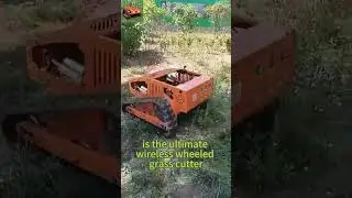 remotely controlled track-mounted grass trimming machine made in China manufacturer factory#rcmower