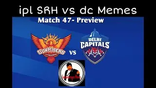 SRH vs DC Match Mems |Troll | Vandumurugan Memes | Tamil Memes