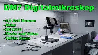 Test - DM7 Digitalmikroskop mit 1000x Zoom #techreview #test #banggood