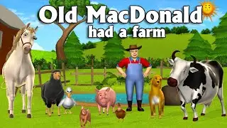 Old MacDonald Zoo Version | Preschool Songs for Toddlers