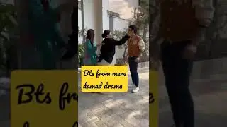 Funny BTS from mere damad drama