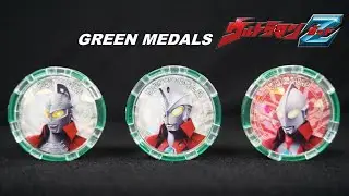 DX Ultraman Z : Seven + Ace + Ultraman (Green medals)